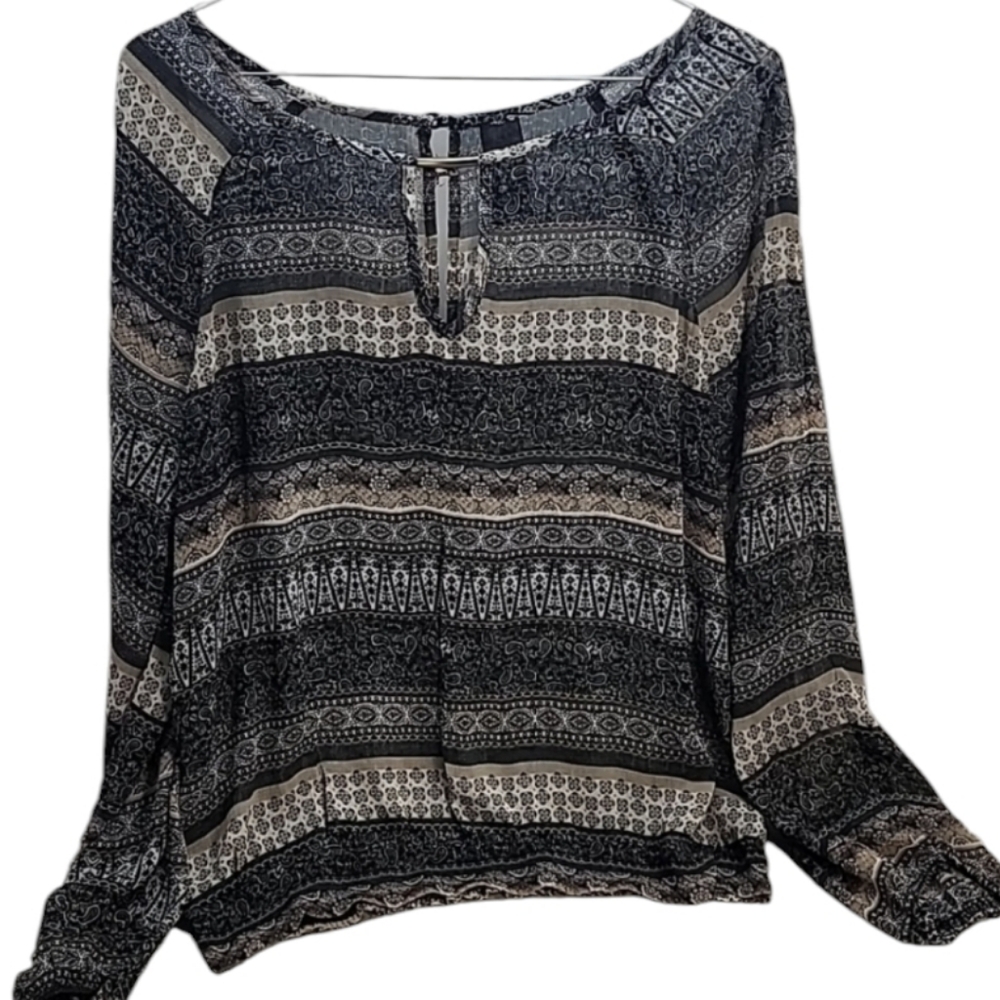 Sace boho paisley blouse